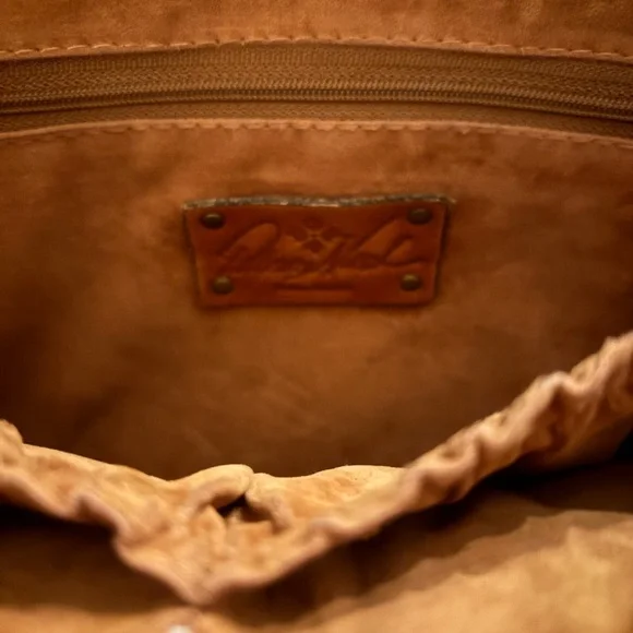 Patricia Nash Vitellia Studded Flap Saddle Bag - Picture 7 of 11